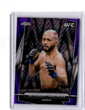 2026 Topps Chrome UFC #89 Deiveson Figueiredo Purple RayWave Refractor