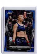 2026 Topps Chrome UFC #87 Rose Namajunas Blue RayWave Refractor