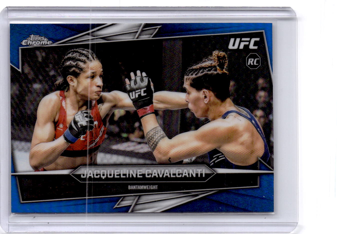 2026 Topps Chrome UFC #37 Jacqueline Cavalcanti Blue Refractor