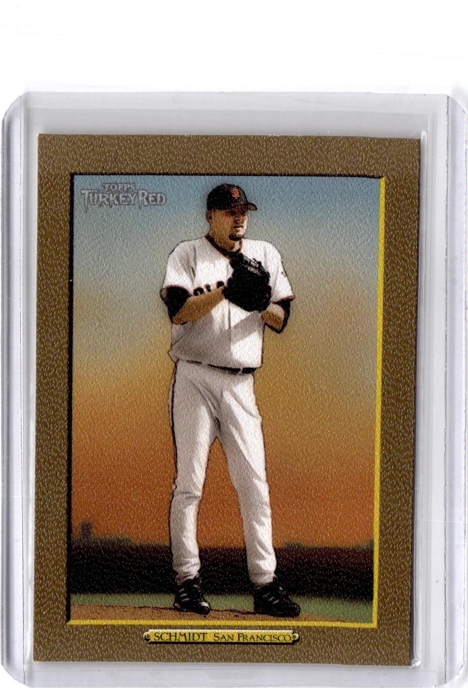 2005 Topps Turkey Red #127 Jason Schmidt Gold #/50