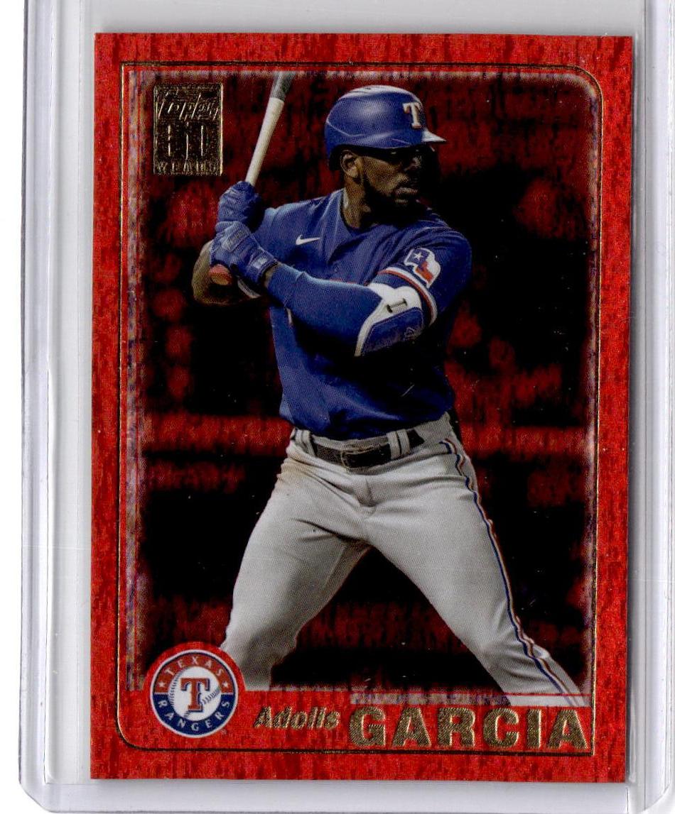 2021 Topps Archives #215 Adolis Garcia Red Hot Foil #/50