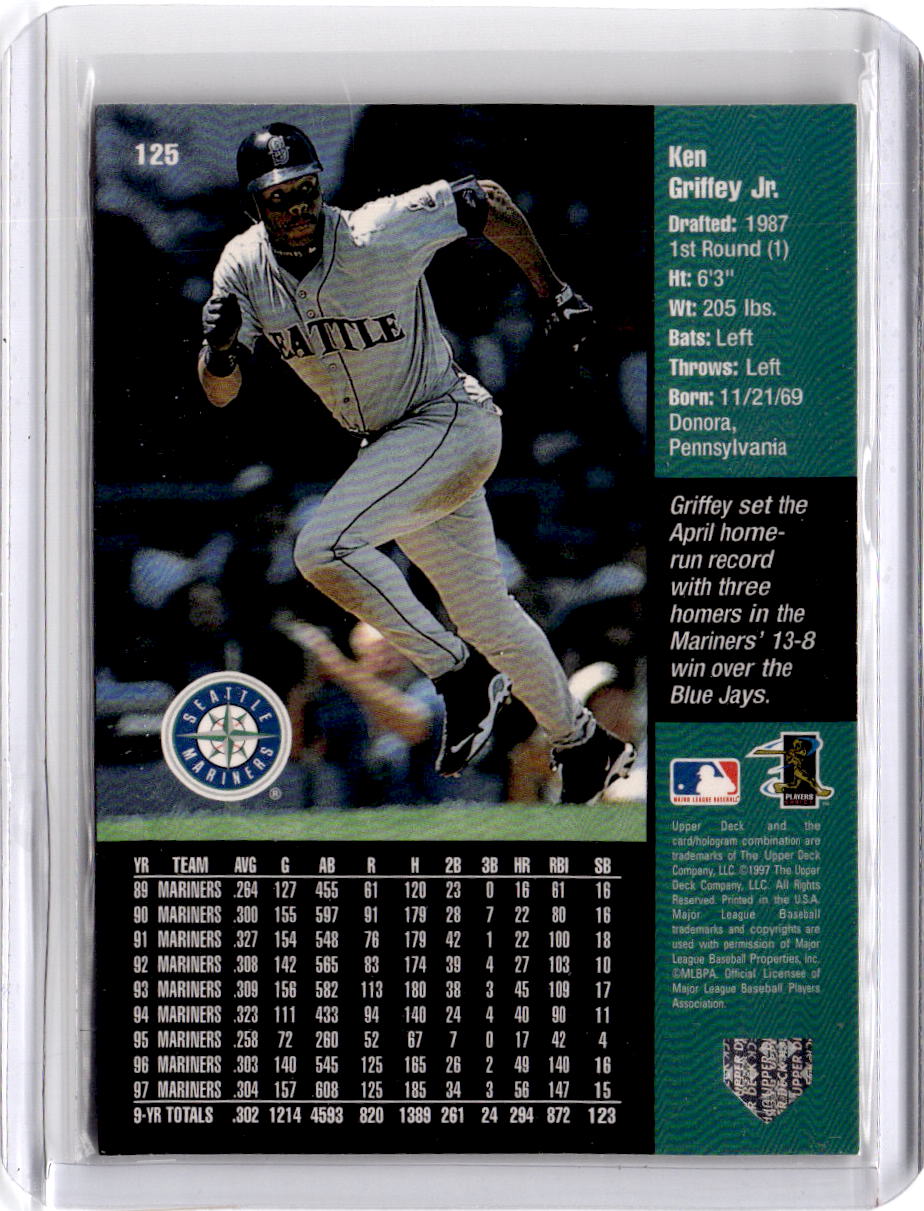 1998 Upper Deck Special F/X #125 Ken Griffey Jr.