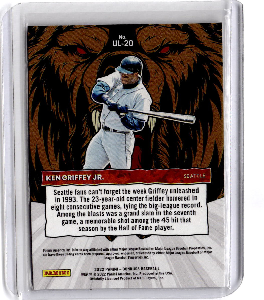 2022 Donruss #UL-20 Ken Griffey Jr. Unleashed #/999