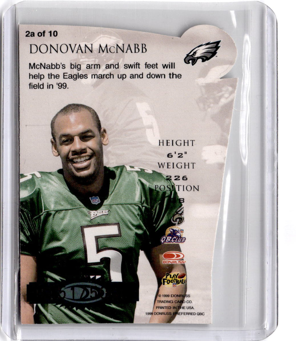 1999 Donruss Preferred QBC #2a Donovan McNabb Chain Reaction #/5000
