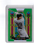 2021 Panini Prizm #SG-5 Aaron Judge Stained Glass Green Prizm