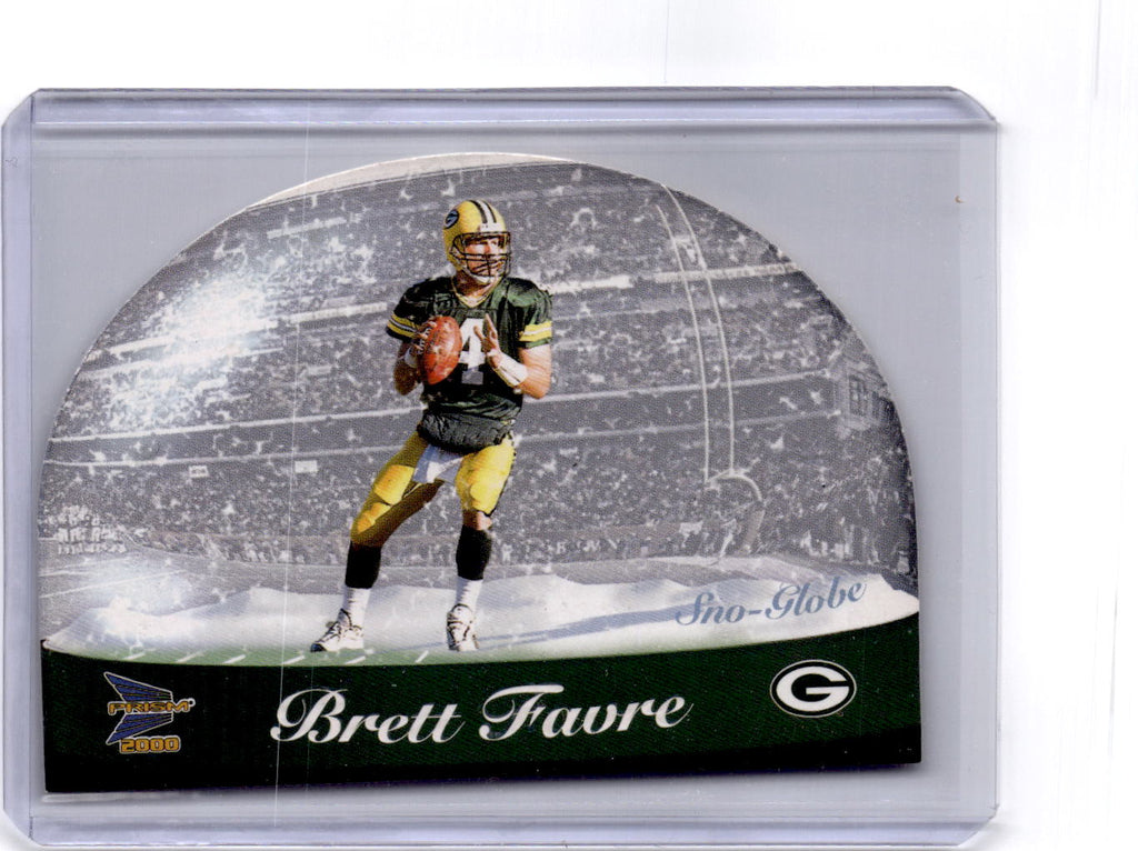 2000 Pacific Prism Prospects #7 Brett Favre Sno-Globe Die Cuts