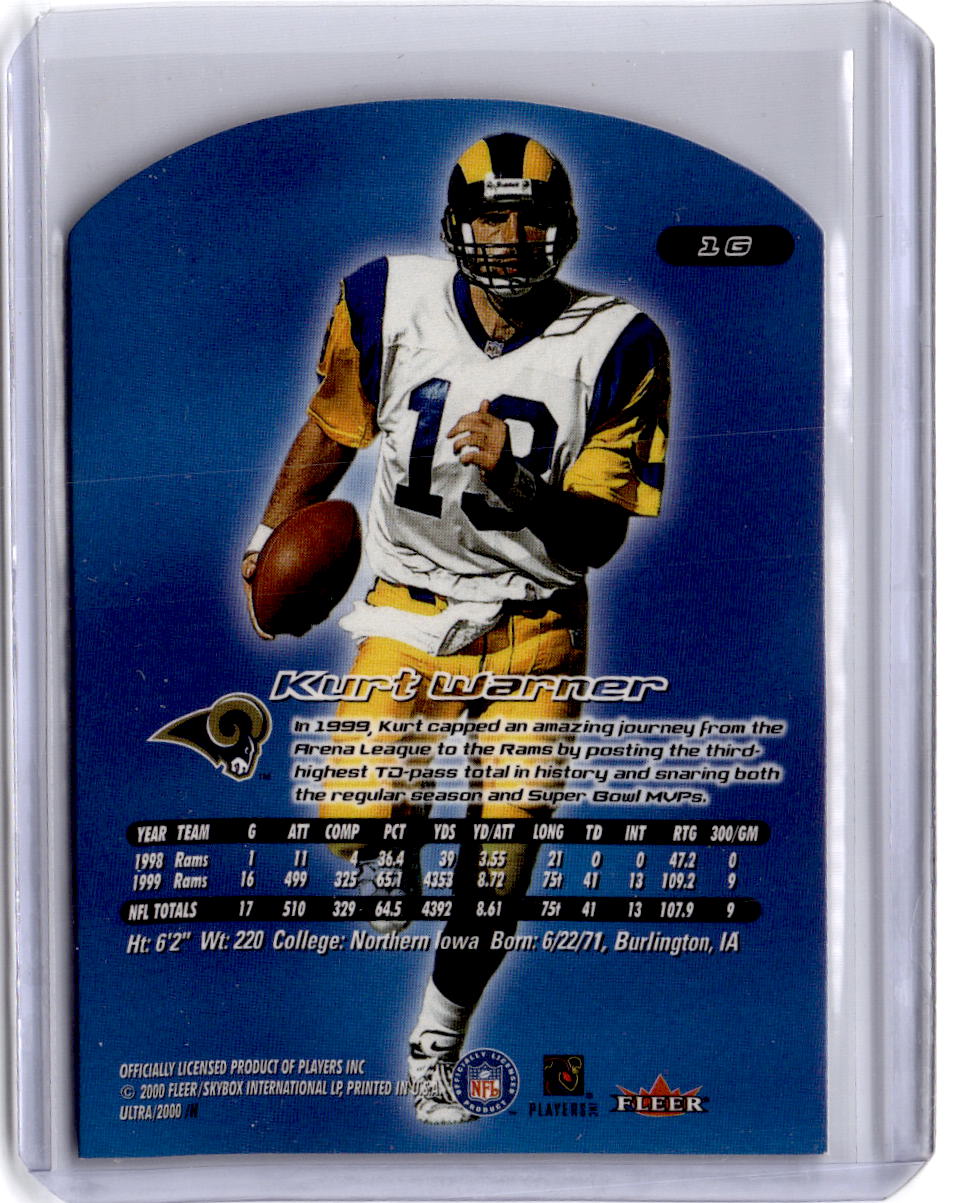 2000 Ultra #1G Kurt Warner Gold Medallion