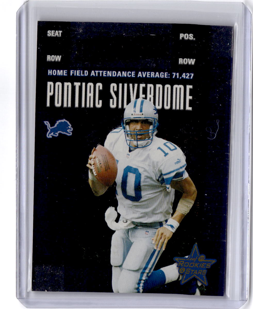 1999 Leaf Rookies & Stars Charlie Batch / Herman Moore Ticket Masters #/2500