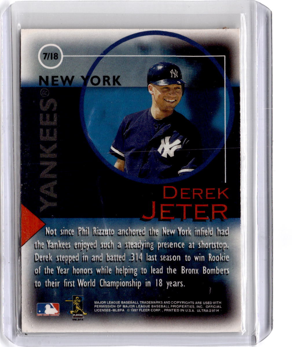 1997 Ultra #7 Derek Jeter Fame Game