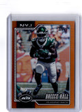 2026 Topps Flagship #162 Breece Hall Orange Holo Foil #/25