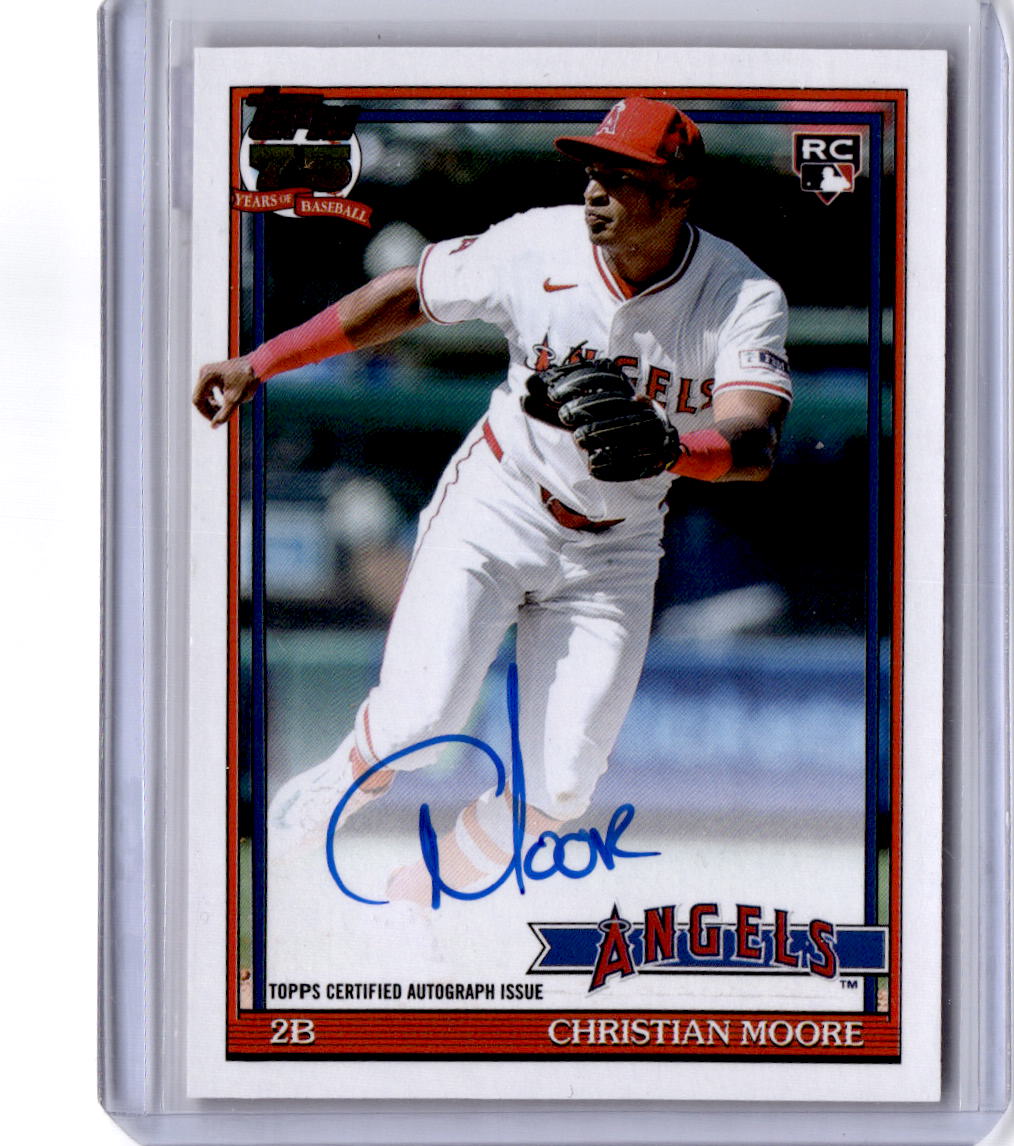 2026 Topps Christian Moore 1991 Topps Baseball 35th Anniversary Autographs