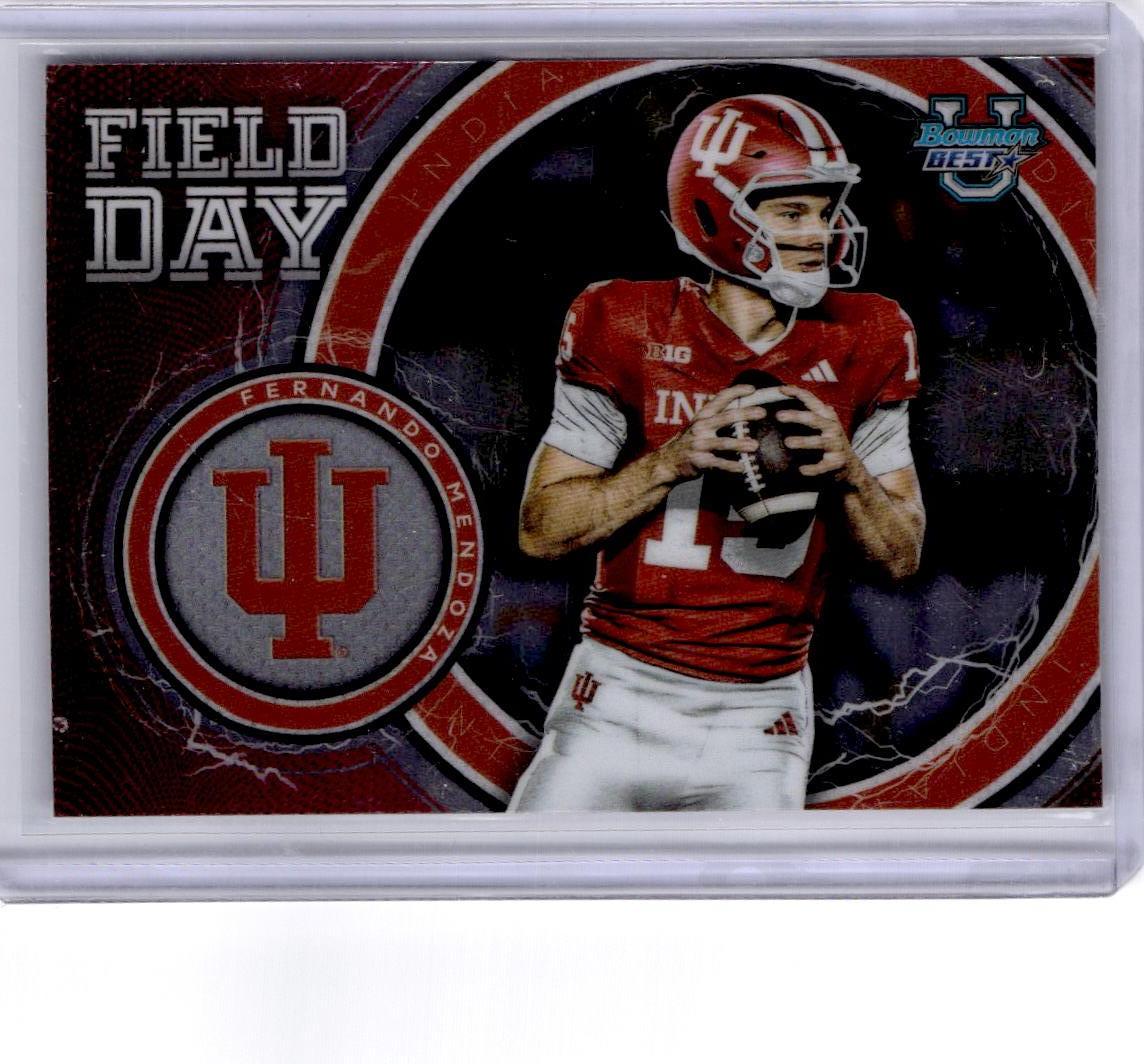 2025 Bowman University Best #FD-3 Fernando Mendoza Field Day