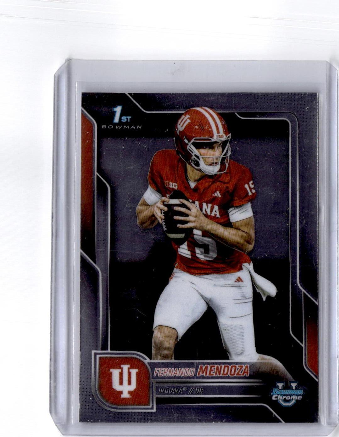 2025 Bowman University Chrome #109 Fernando Mendoza