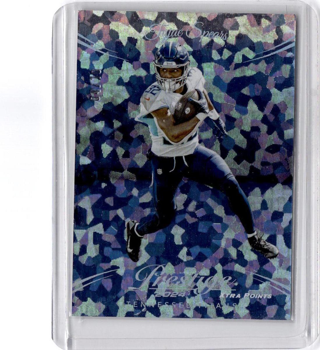 2024 Panini Prestige #287 Tyjae Spears Platinum Xtra Points #/10