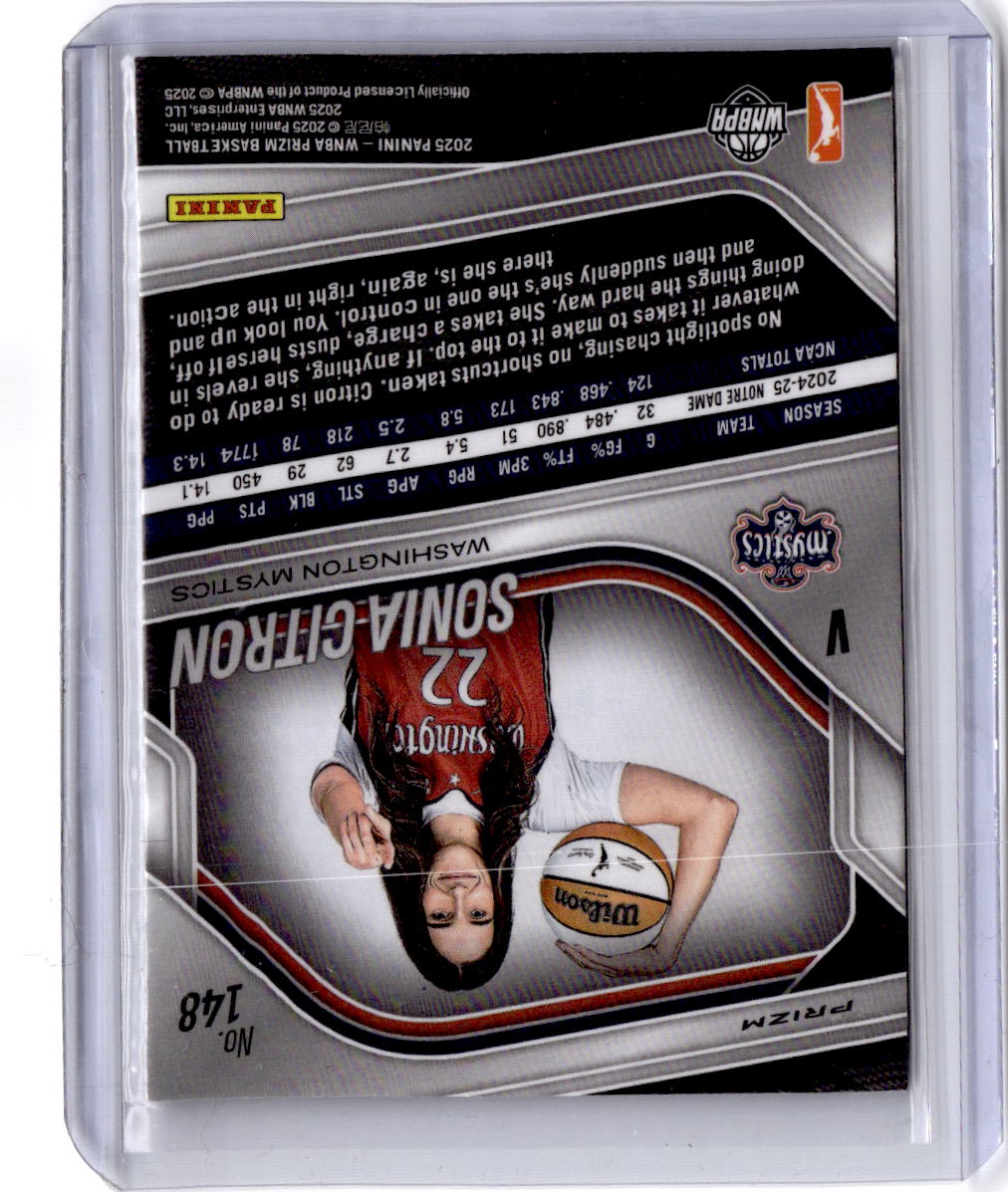2025 Panini Prizm WNBA #148 Sonia Citron Ice Prizms