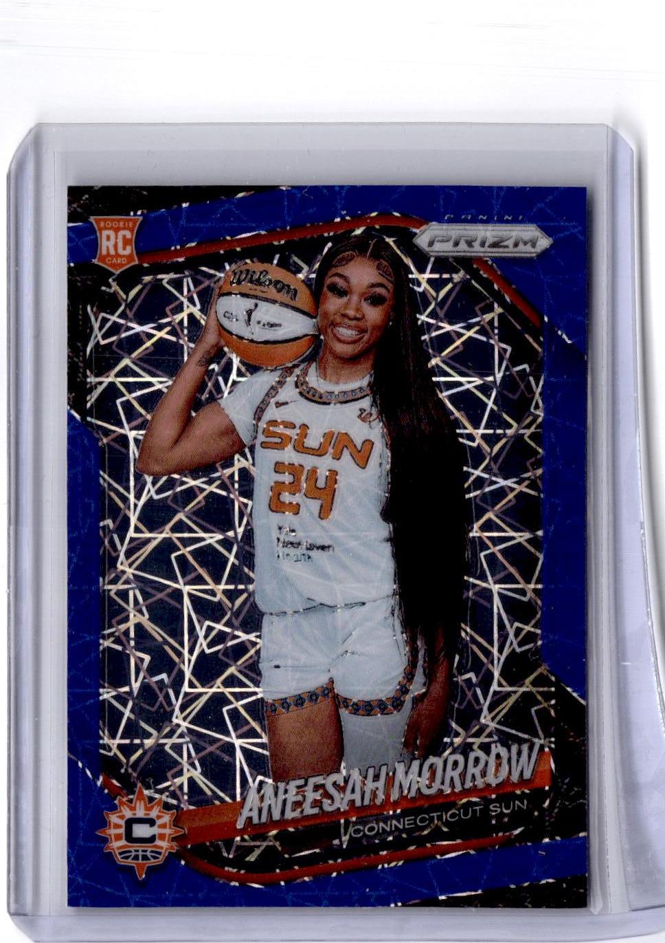 2025 Panini Prizm WNBA #146 Aneesah Morrow Blue Velocity Prizms