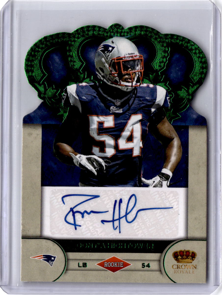 2012 Panini Crown Royale #31 Dont'a Hightower Rookie Signatures Green #/49