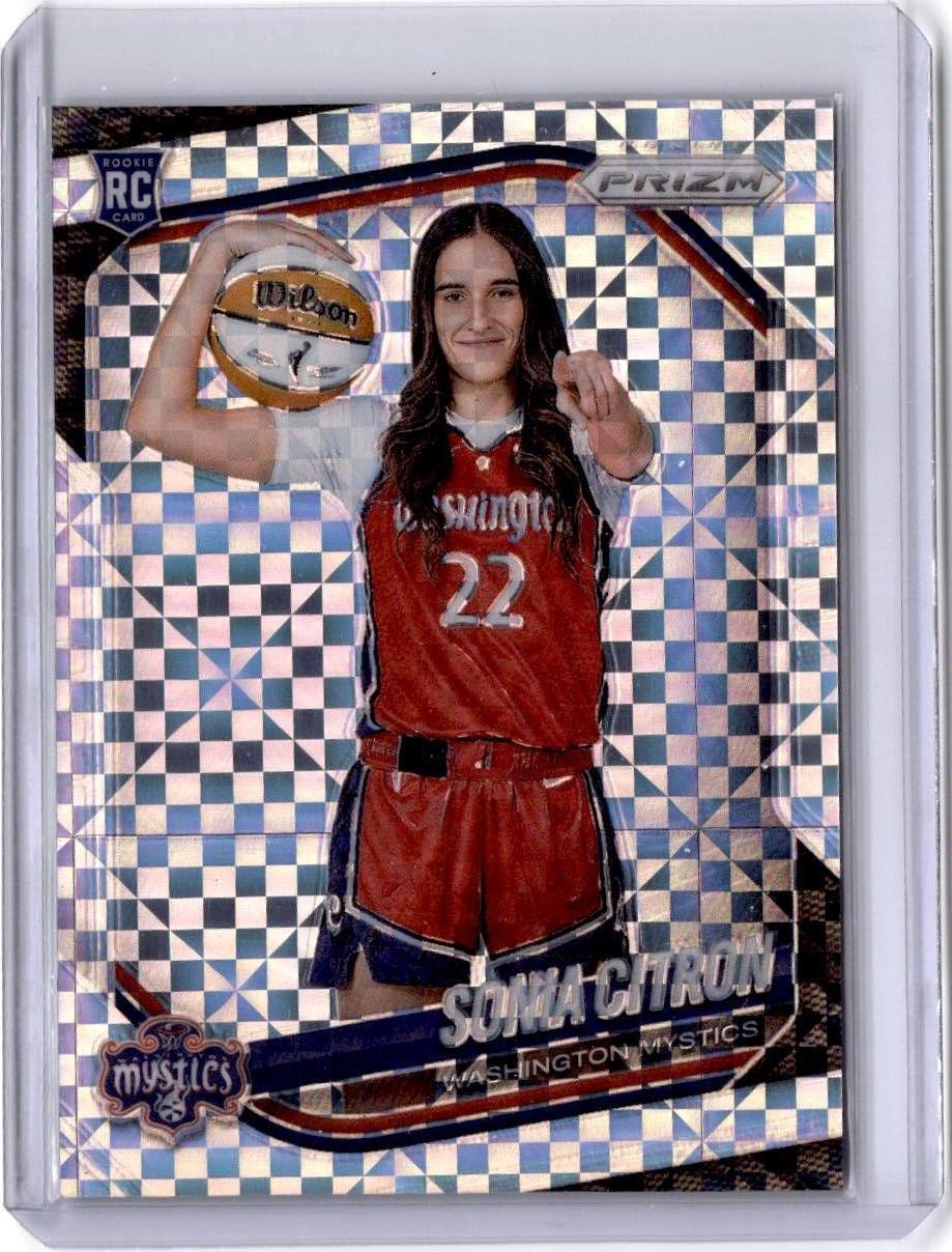 2025 Panini Prizm WNBA #148 Sonia Citron Checkerboard Prizms