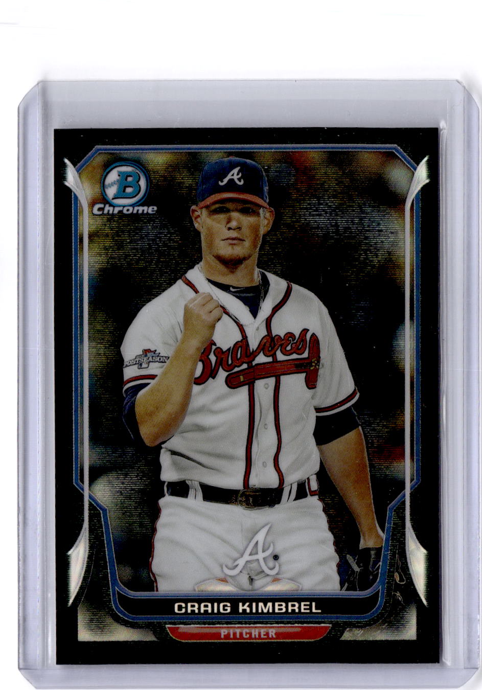 2014 Bowman Chrome #151 Craig Kimbrel Black Static Refractors #/35