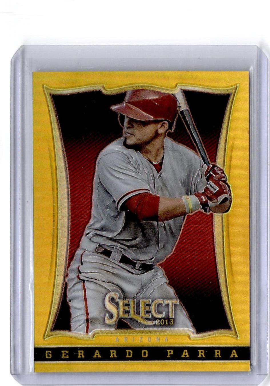 2013 Panini Select #17 Gerardo Parra Prizm Gold #/25
