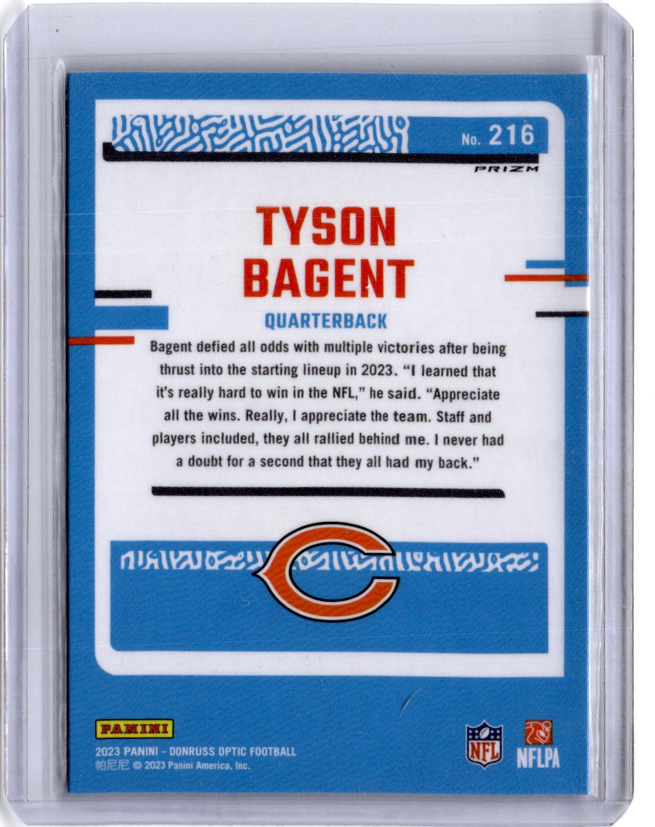 2023 Donruss Optic #216 Tyson Bagent Holo
