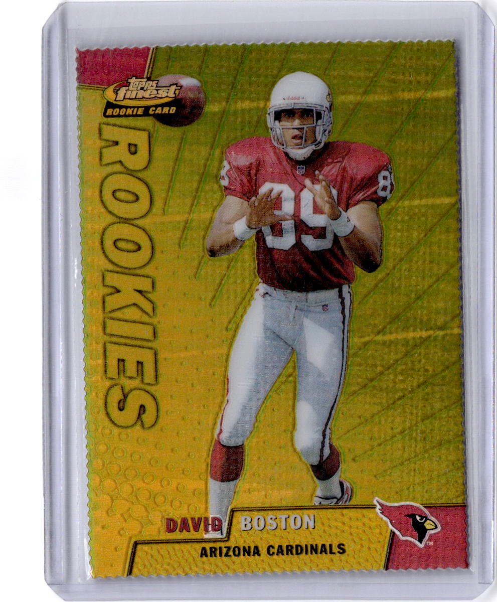 1999 Finest #173 David Boston Gold Refractors #/100