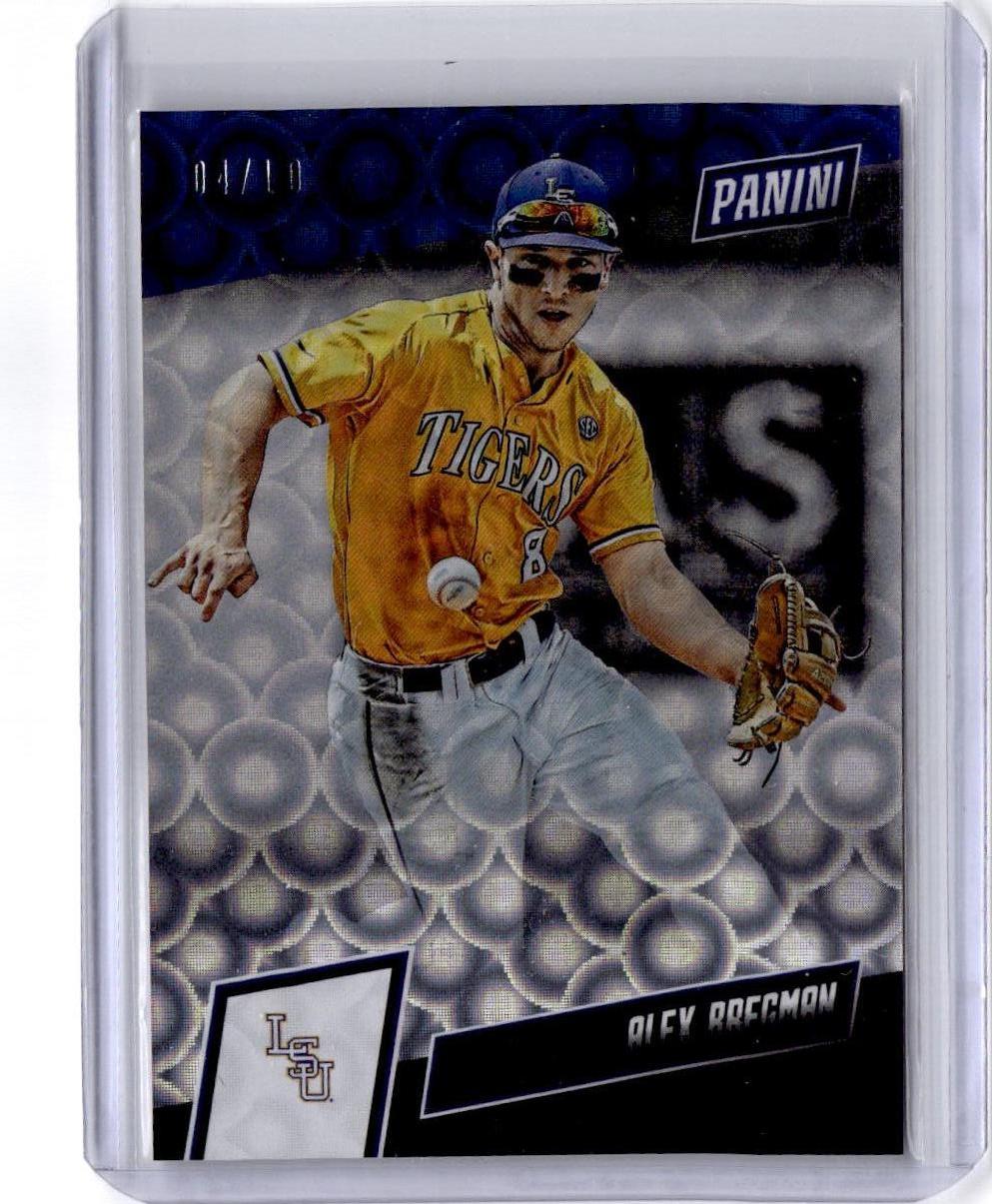 2019 Panini The National #AB Alex Bregman College pyramid circles /10