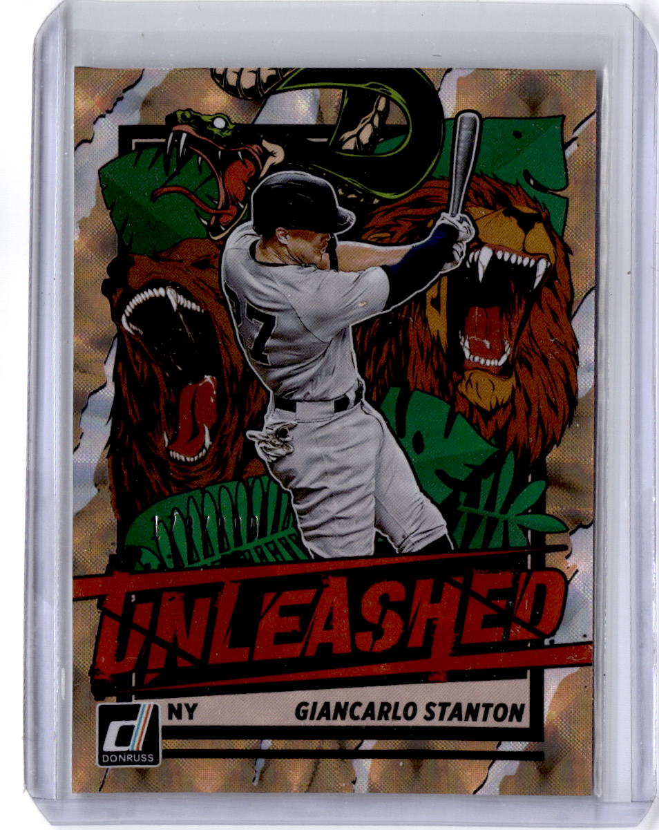 2021 Donruss #UNL6 Giancarlo Stanton Unleashed #/999
