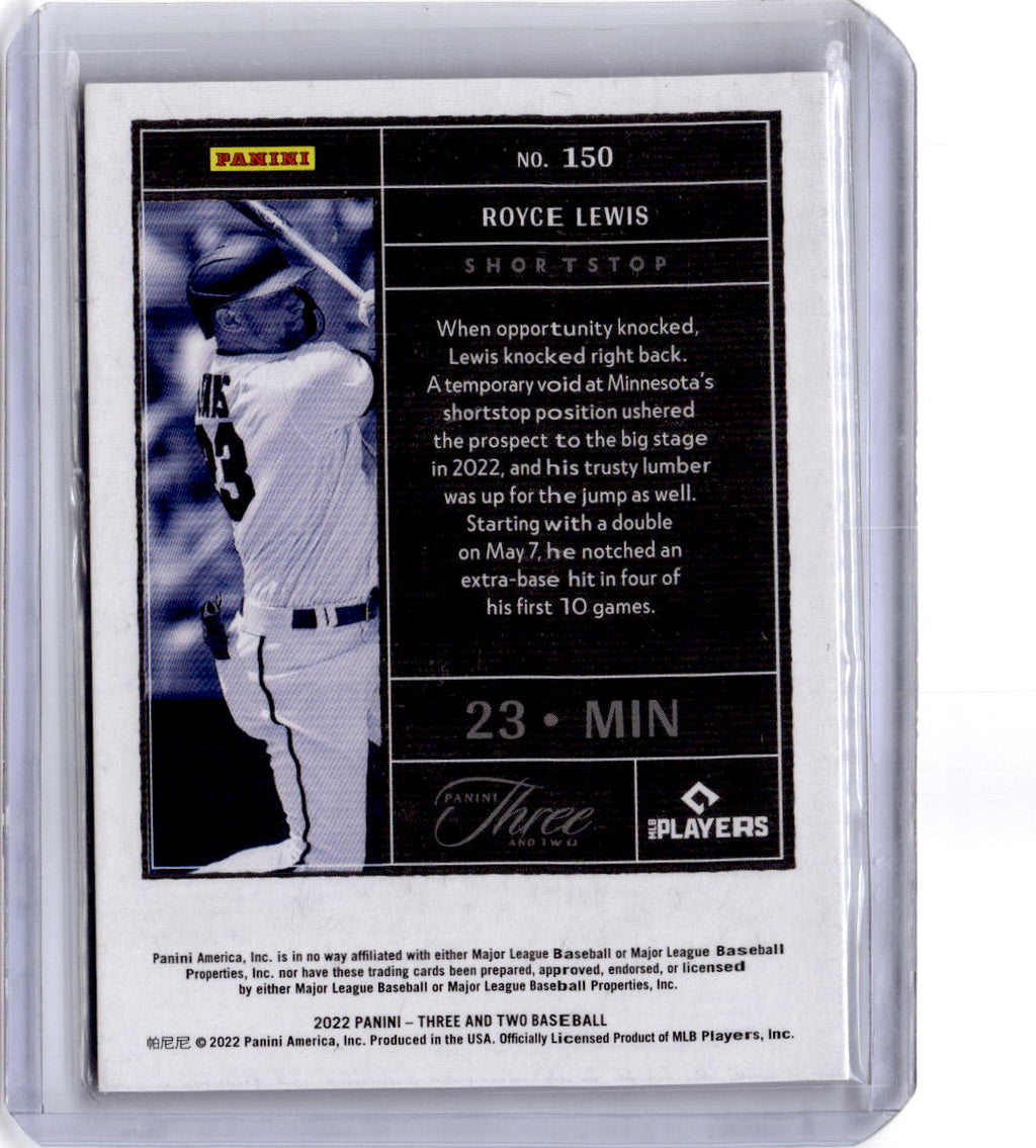 2022 Panini Three and Two #150 Royce Lewis Holo Silver #/15