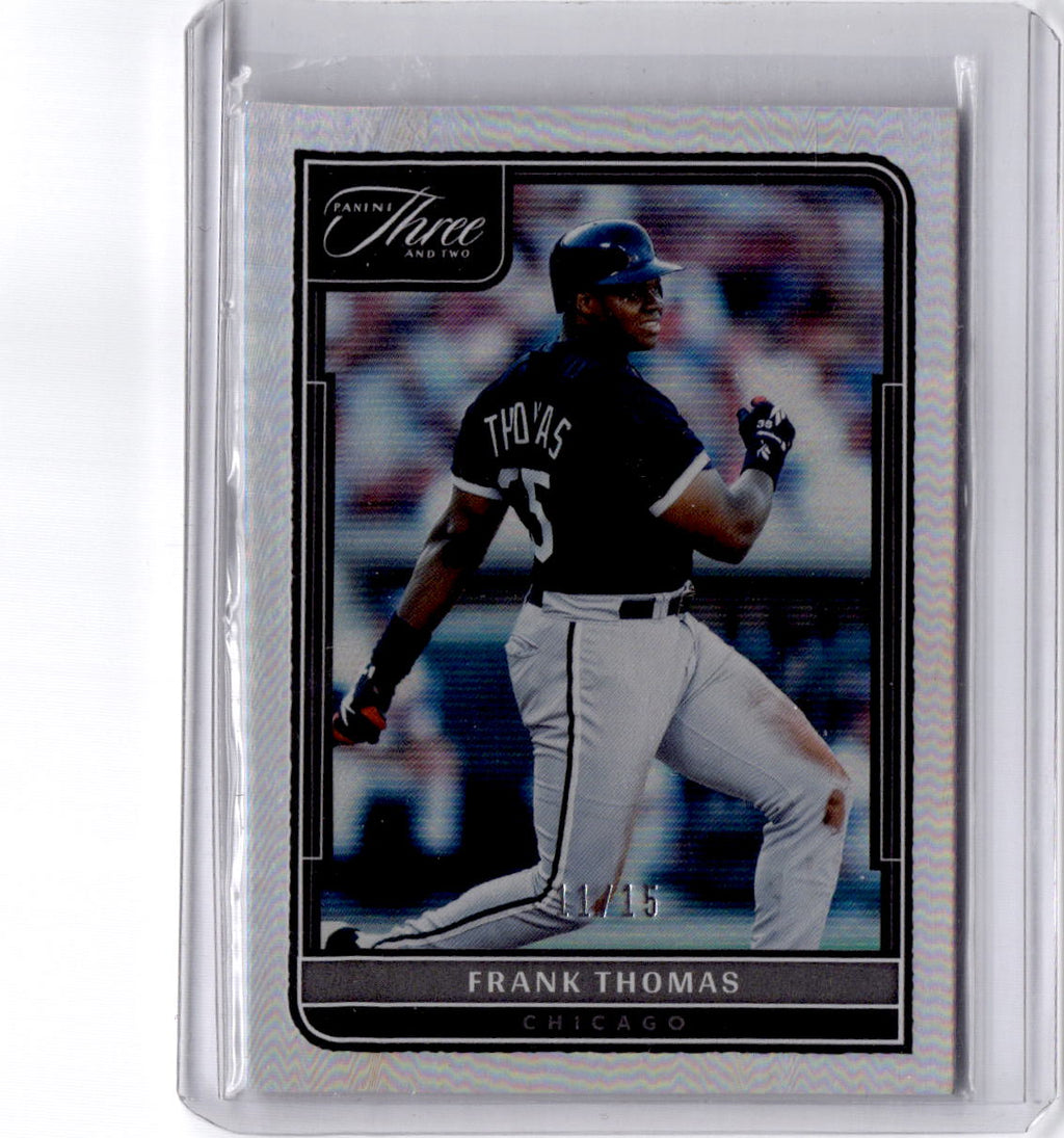 2022 Panini Three and Two #27 Frank Thomas Holo Silver #/15