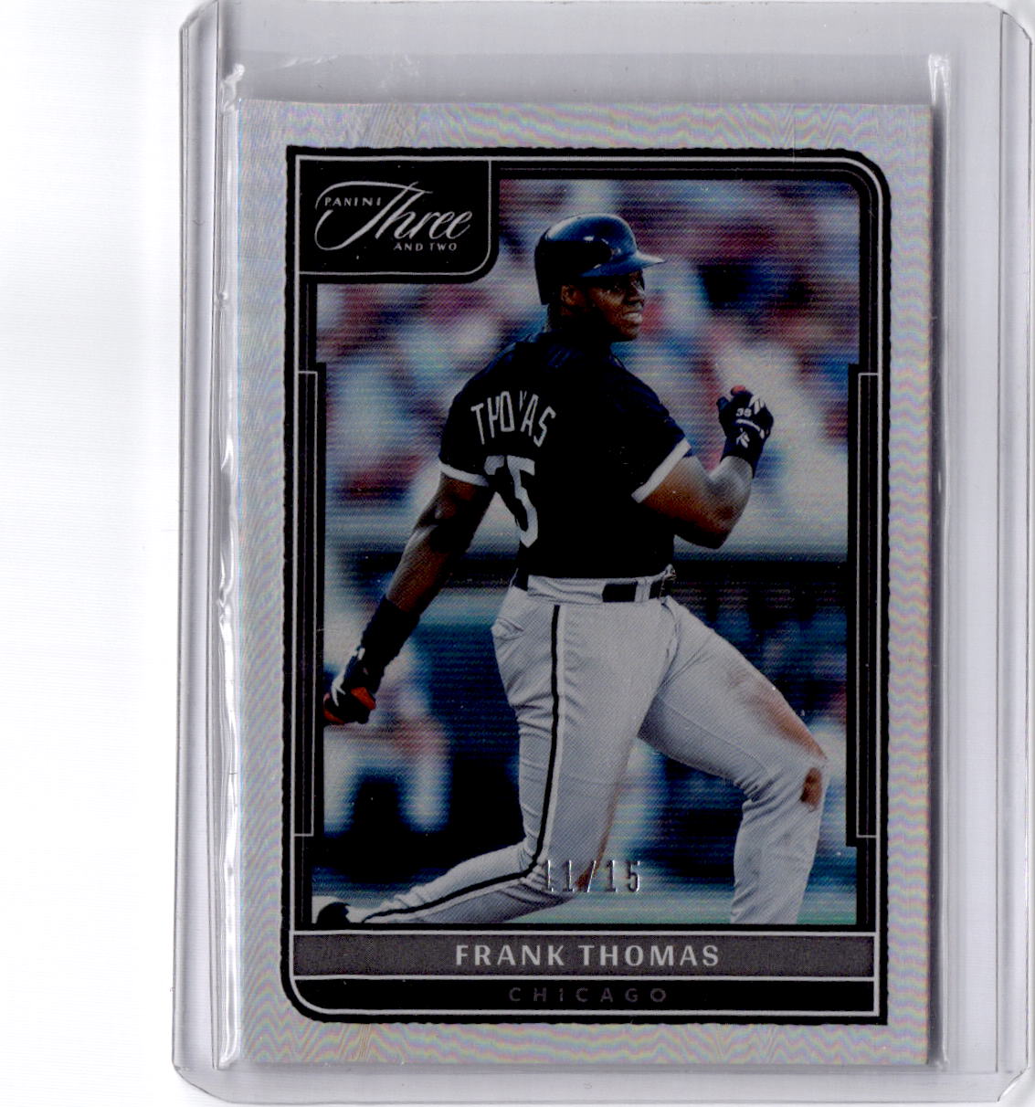 2022 Panini Three and Two #27 Frank Thomas Holo Silver #/15