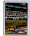 2020 Topps #DBC-26 Minnesota Twins Decades' Best Chrome Gold (Series One) #/50