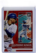 2022 Donruss Optic #27 Mookie Betts Red Prizm #/60