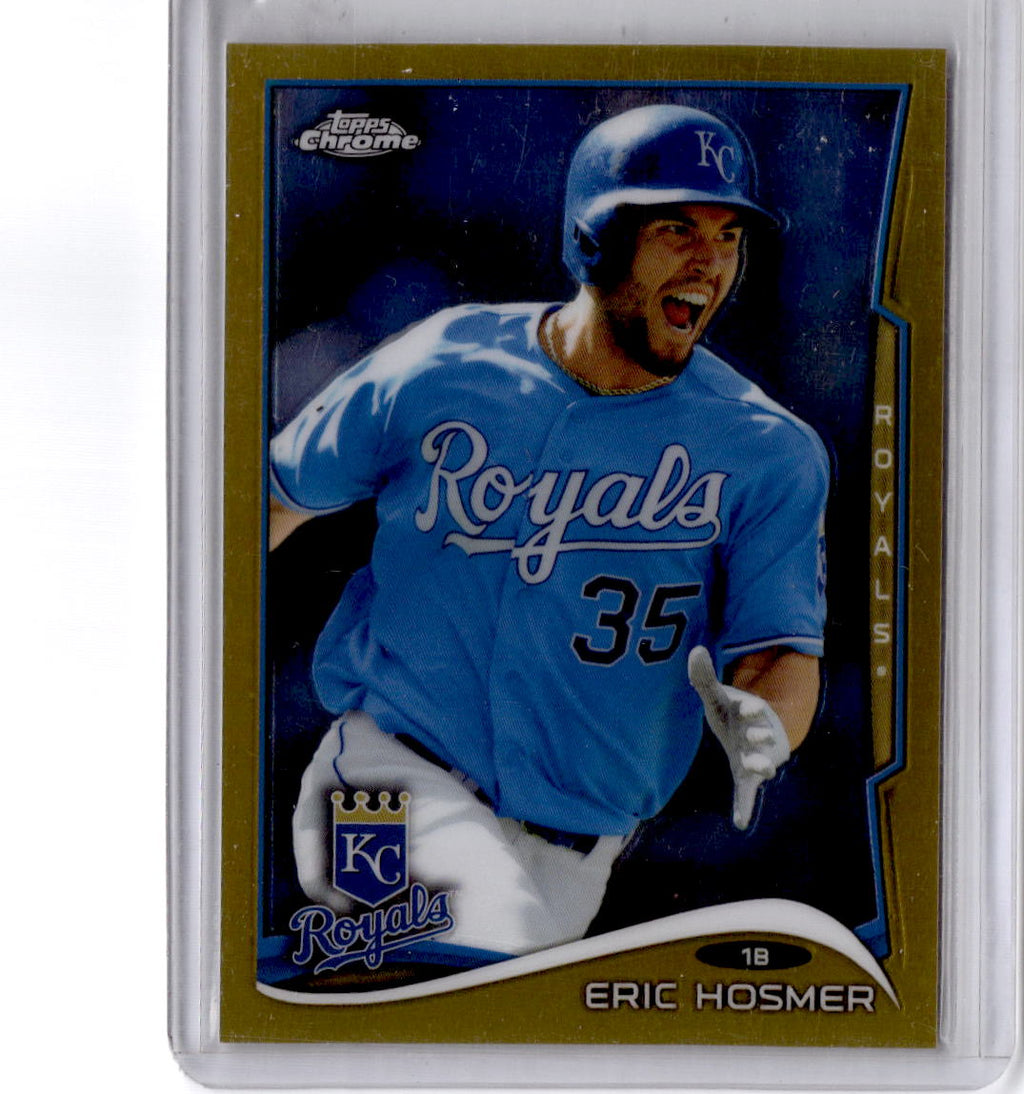 2014 Topps Chrome #159 Eric Hosmer Gold Refractors #/50