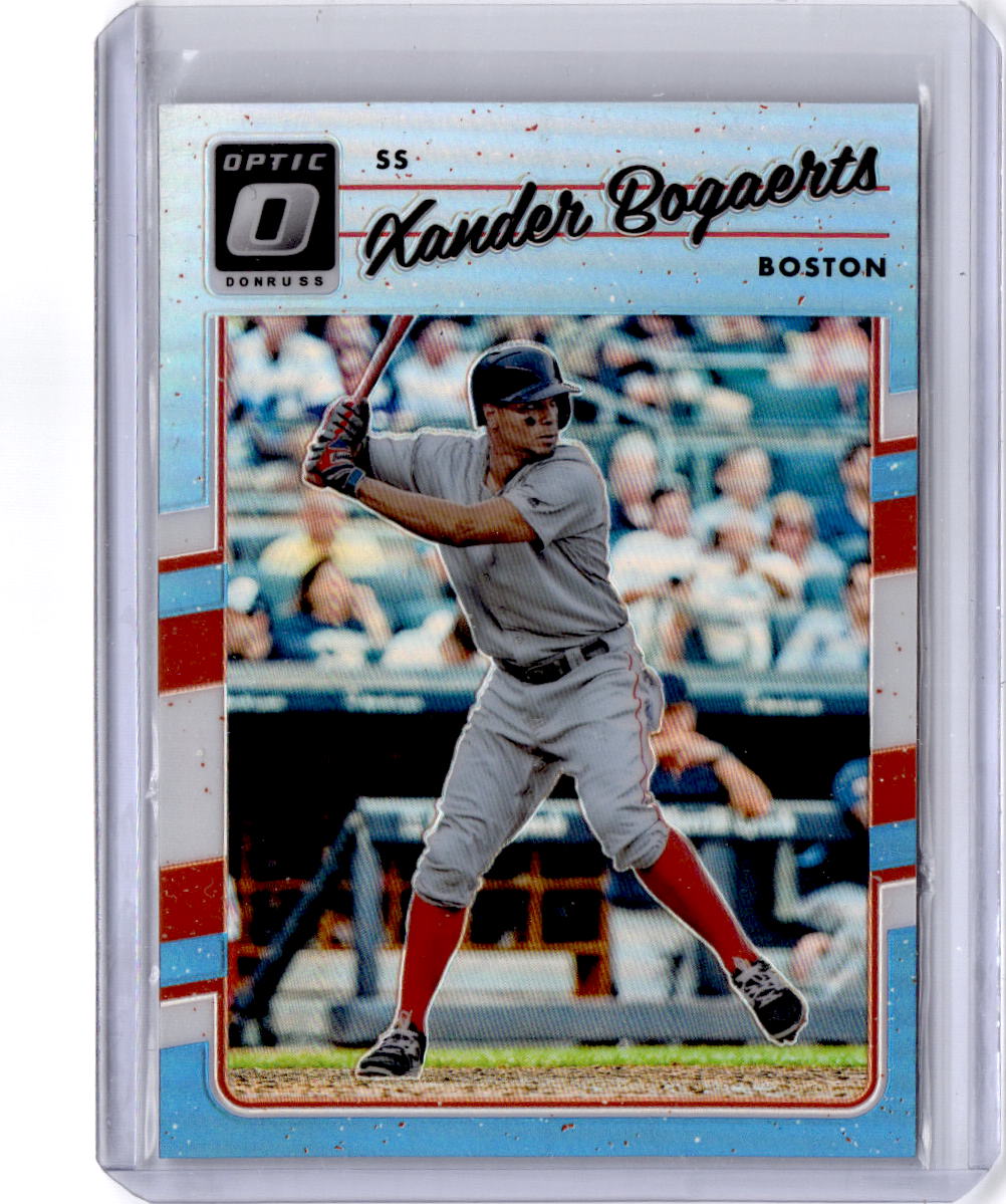 2017 Donruss Optic #79 Xander Bogaerts Carolina Blue #/50
