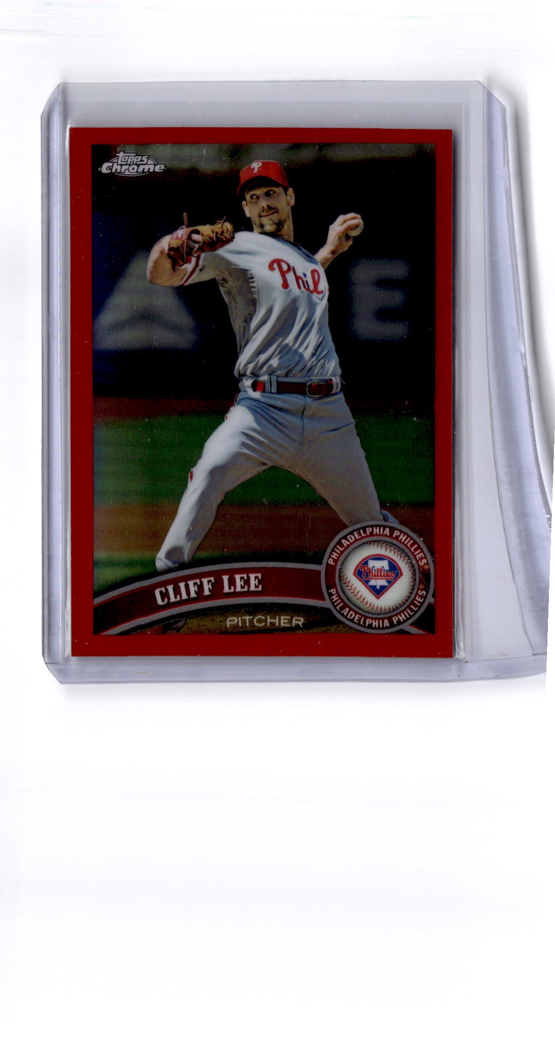 2011 Topps Chrome #40 Cliff Lee Red Refractors #/25