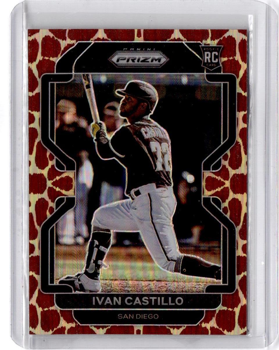 2022 Panini Prizm #193 Ivan Castillo Giraffe Prizm