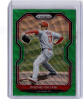 2021 Panini Prizm #183 Shohei Ohtani Green Wave Prizm