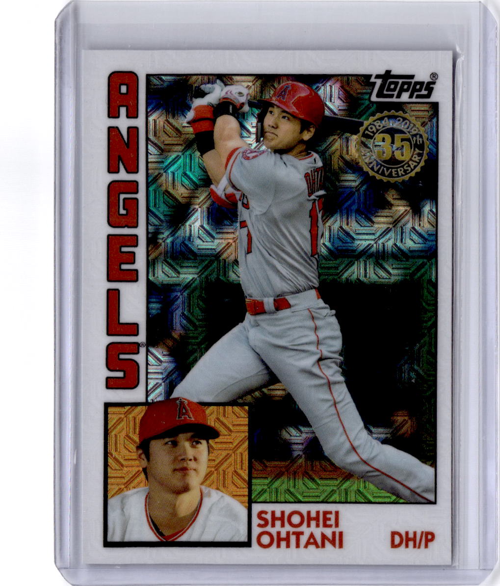2019 Topps Update #T84U-2 Shohei Ohtani Silver Pack 1984 Topps Baseball Chrome