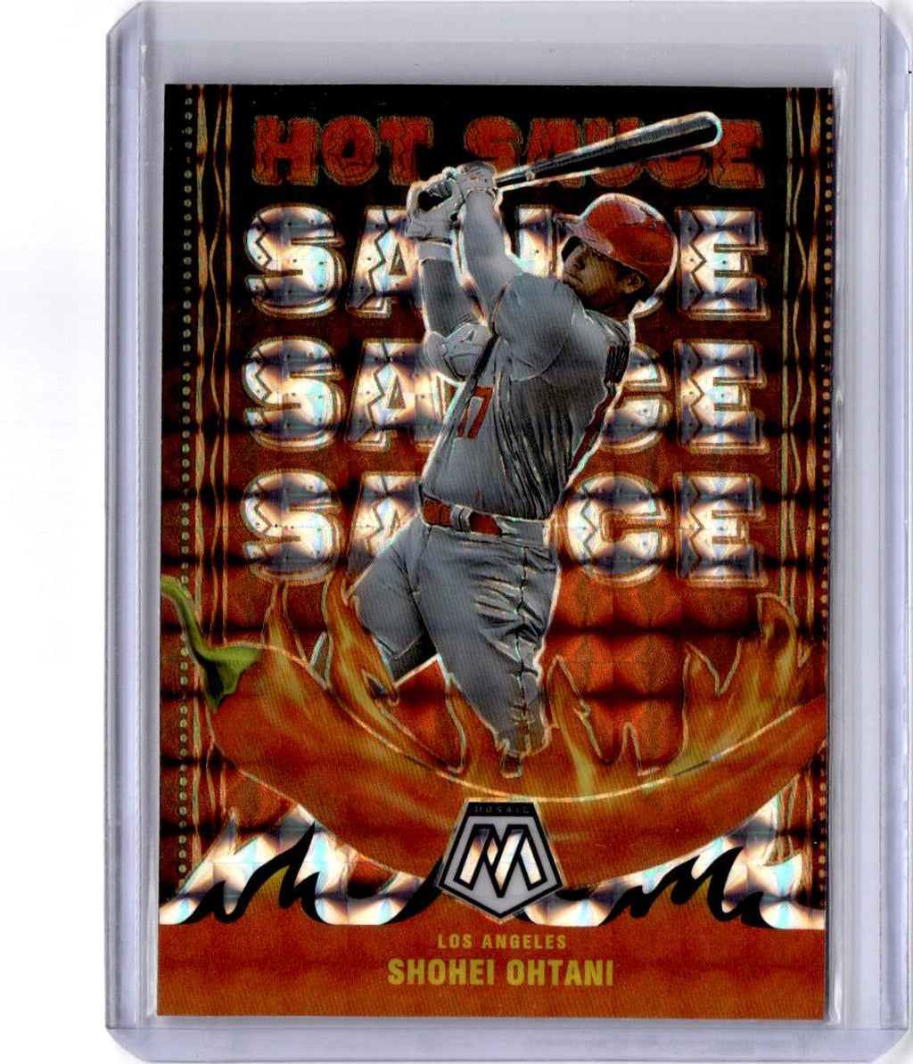 2022 Panini Mosaic #HS-6 Shohei Ohtani Hot Sauce Mosaic