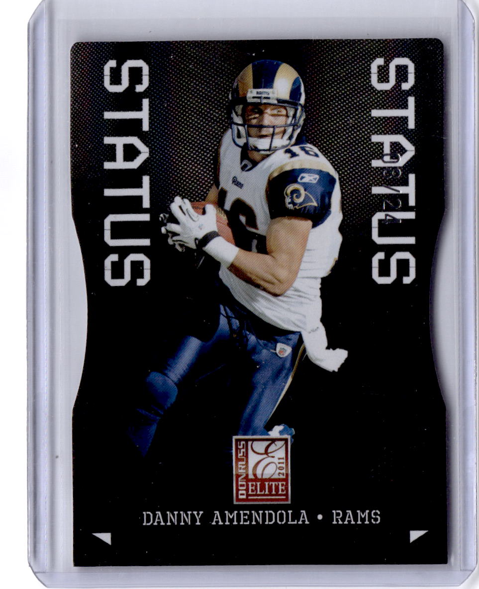 2011 Donruss Elite #89 Danny Amendola Status Black #/24