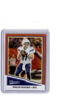 2017 Panini Classics #65 Philip Rivers Timeless Tributes Orange #/25