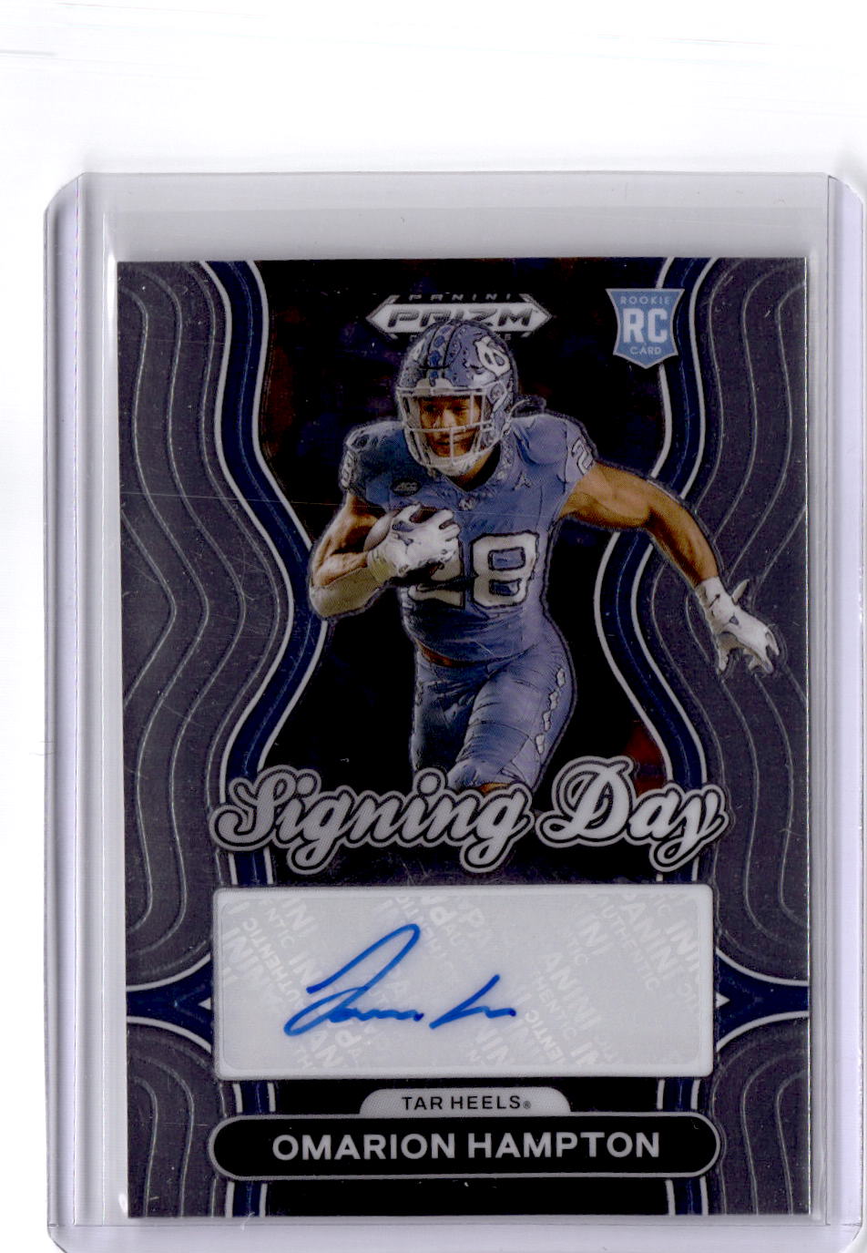2025 Panini Prizm Draft Picks #SD-OHN Omarion Hampton Signing Day