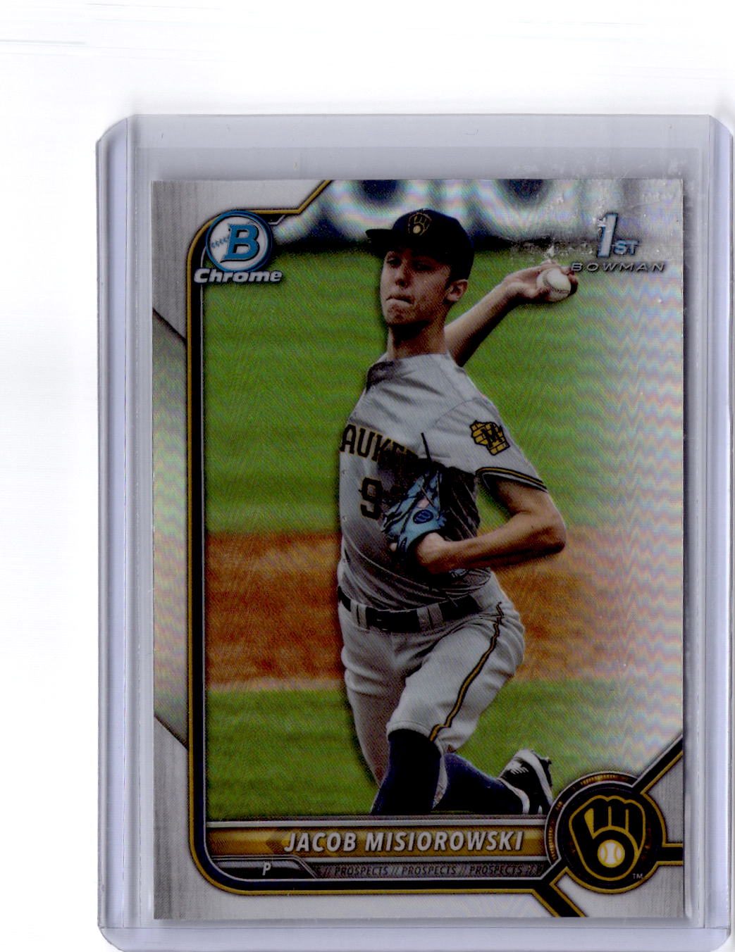 2022 Bowman Draft #BDC-132 Jacob Misiorowski Chrome Refractor