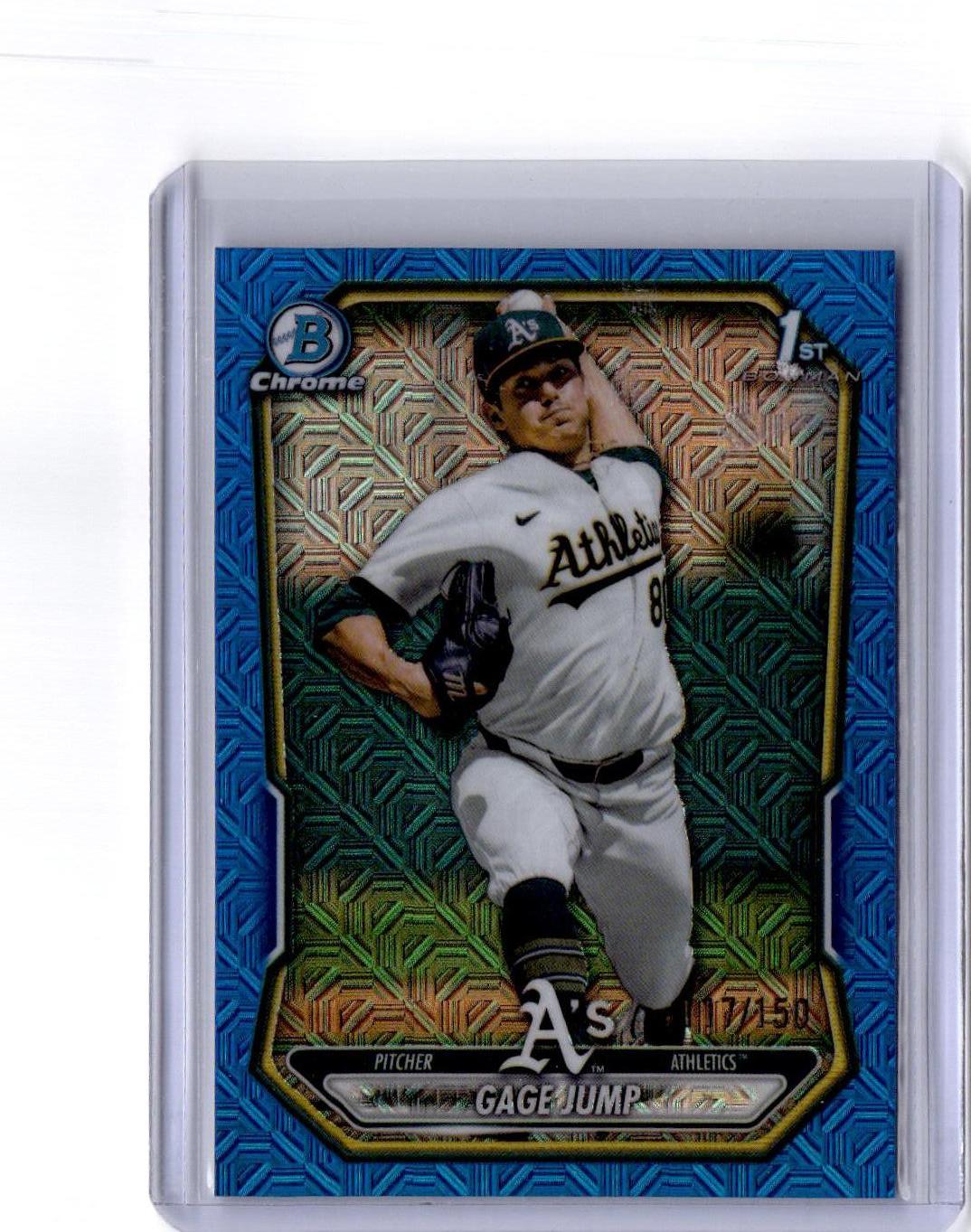 2026 Bowman #BCP-15 Gage Jump Chrome Prospects Mojo Blue Refractor #/150