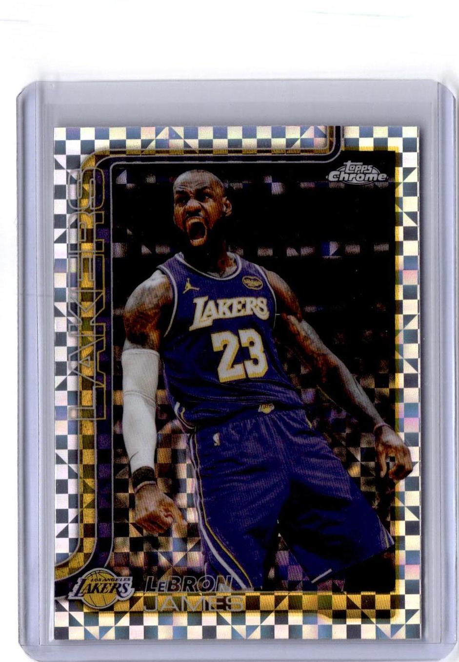 2025-26 Topps Chrome Update #1 LeBron James X-Fractor