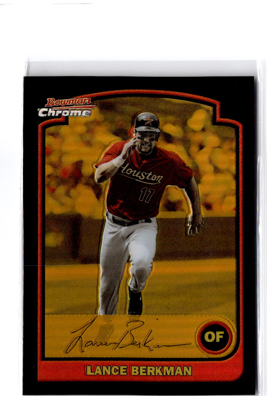 2003 Bowman Chrome #11 Lance Berkman Gold Refractors #/170