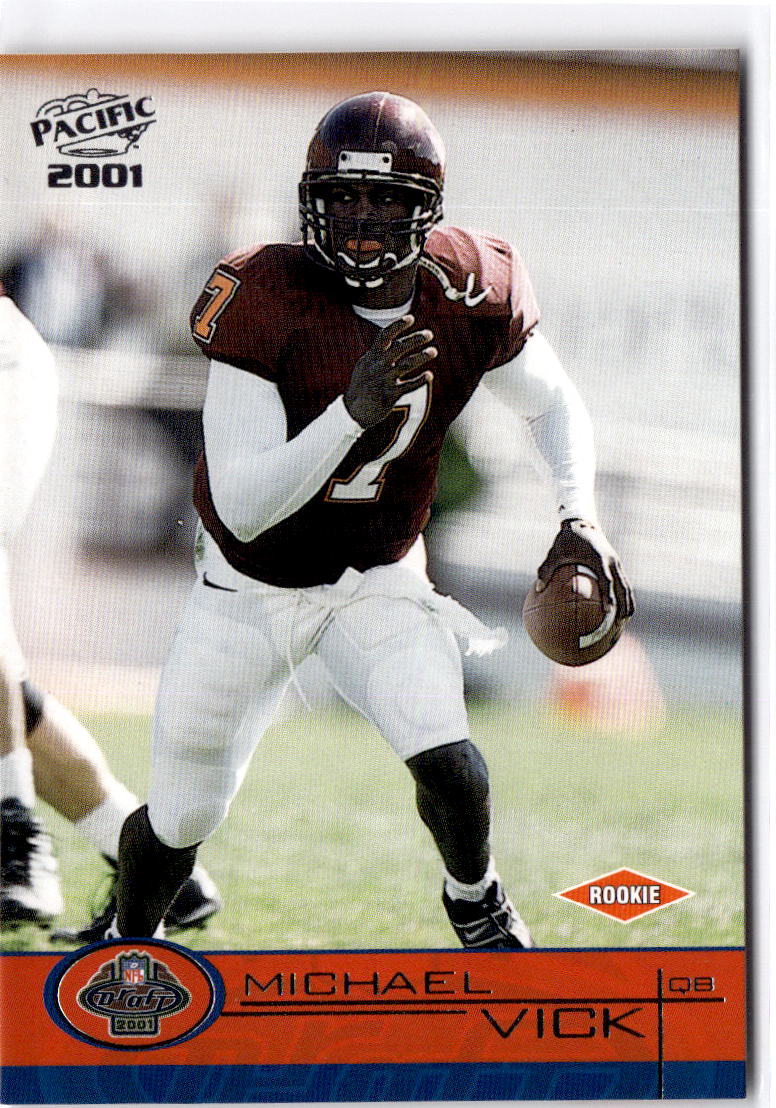 2001 Pacific #515 Michael Vick #/1000