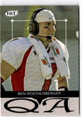 2004 SAGE HIT #Q7 Ben Roethlisberger Q&A Silver