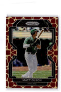 2022 Panini Prizm #204 Starling Marte Giraffe Prizm